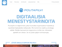 Tablet Screenshot of poutapilvi.fi